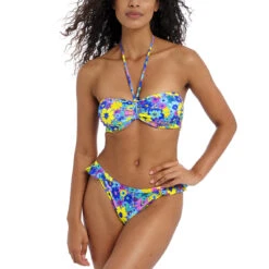 Bikini Top - Multicolore -Seafolly Soldes Boutique as204310 mui alt3 freya swim garden disco multi underwired bandeau bikini top 3439182 8 1140x1140