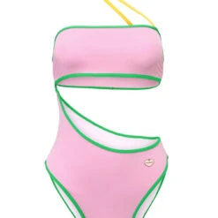 Une Pièce Asymétrique - Rose -Seafolly Soldes Boutique capri rose face 3500154 2 1140x1140