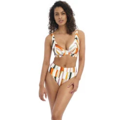 Culotte De Bain Taille Haute - Multicolore -Seafolly Soldes Boutique culotte de bain taille haute jaune 3361206 4 1140x1140