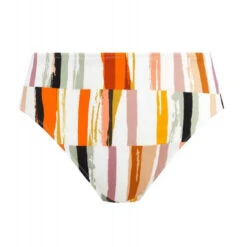 Culotte De Bain Taille Haute - Multicolore