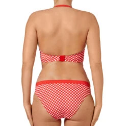 Haut De Maillot De Bain Bandeau à Armatures Rouge -Seafolly Soldes Boutique haut de maillot de bain bandeau a armatures freya tootsie poppy check 10 1140x1140