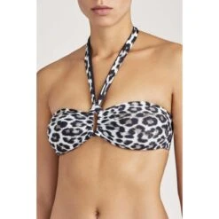 Haut De Maillot De Bain Bandeau Sans Armatures - Marron