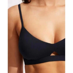 Seafolly Haut De Maillot De Bain Bralette - Bleu -Seafolly Soldes Boutique haut de maillot de bain bralette bleu seafolly collective 3382372 3 1140x1140