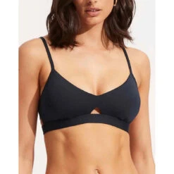 Seafolly Haut De Maillot De Bain Bralette - Bleu