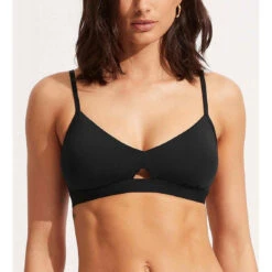 Seafolly Haut De Maillot De Bain Bralette - Noir Collective