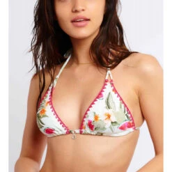 Banana Moon Haut De Maillot De Bain Triangle Sans Armatures - Beige