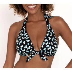 Haut De Maillot De Bain Triangle Sans Armatures Noir