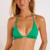 Banana Moon Haut De Maillot De Bain Triangle Vert