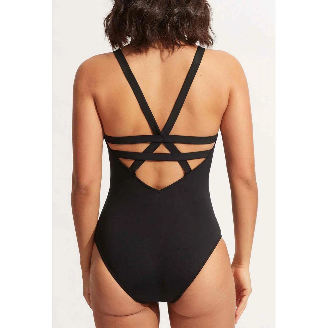Seafolly Maillot De Bain 1 Pièce Plongeant - Noir 3 Seafolly Maillot De Bain 1 Pièce Plongeant - Noir – Image 3