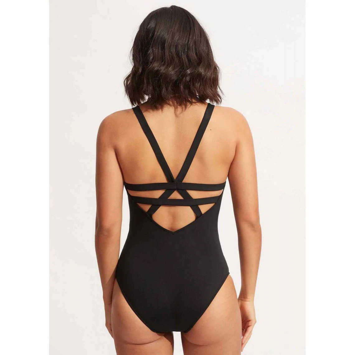 Seafolly Maillot De Bain 1 Pièce Plongeant - Noir 5 Seafolly Maillot De Bain 1 Pièce Plongeant - Noir – Image 5