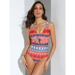 Maillot De Bain Imprimé Avec Coussinet Amovible