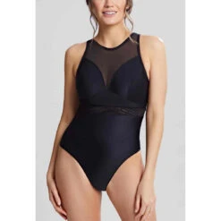 Maillot De Bain Une Pièce Coques Moulées Armatures - Noir