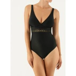 Maillot De Bain Une Pièce Sans Armatures Noir