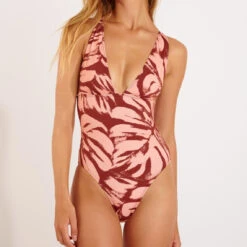 Banana Moon Maillot De Bain Une Pièce Rose