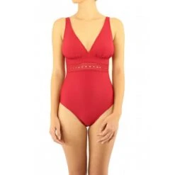 Maillot De Bain Une Pièce Rouge