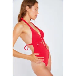 Banana Moon Maillot De Bain Une Pièce - Rouge -Seafolly Soldes Boutique maillot de bain une piece rouge 3429268 3 1140x1140