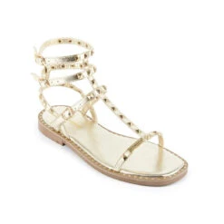 Sandale Femme Coralie Or - Les Tropéziennes