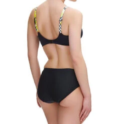 Slip De Bain Mi-couvrant Imprimé - Noir -Seafolly Soldes Boutique slip de bain mi couvrant fantasie beziers black 8 1140x1140