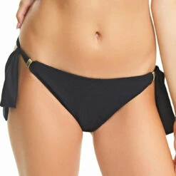 Slip De Bain Noué - Noir