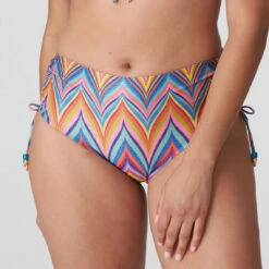 Slip Taille Haute Ficelles Multicolore