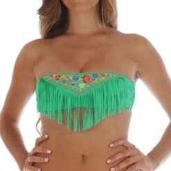 Banana Moon Haut De Maillot De Bain Bandeau Vert