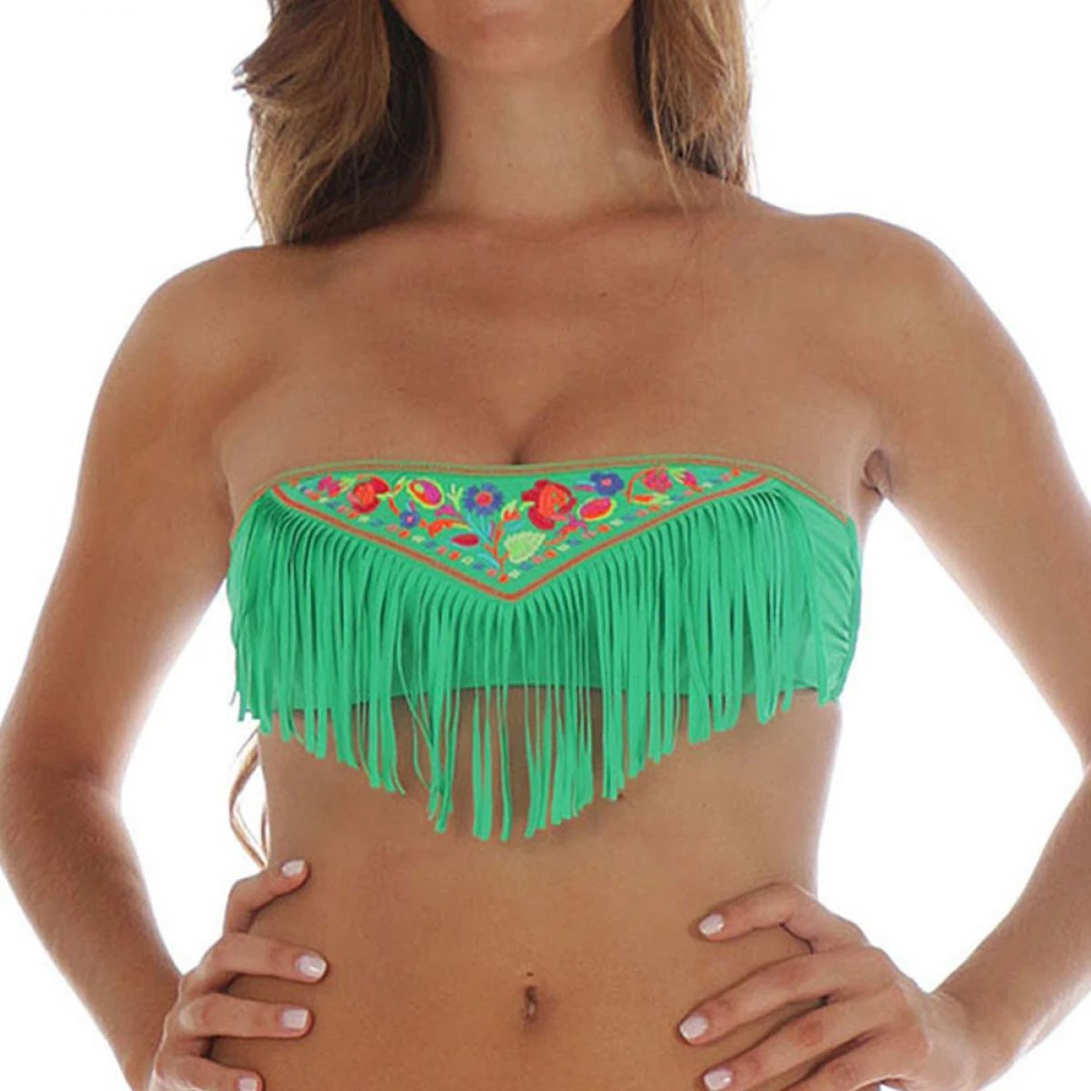 Banana Moon Haut De Maillot De Bain Bandeau Vert 1 Banana Moon Haut De Maillot De Bain Bandeau Vert