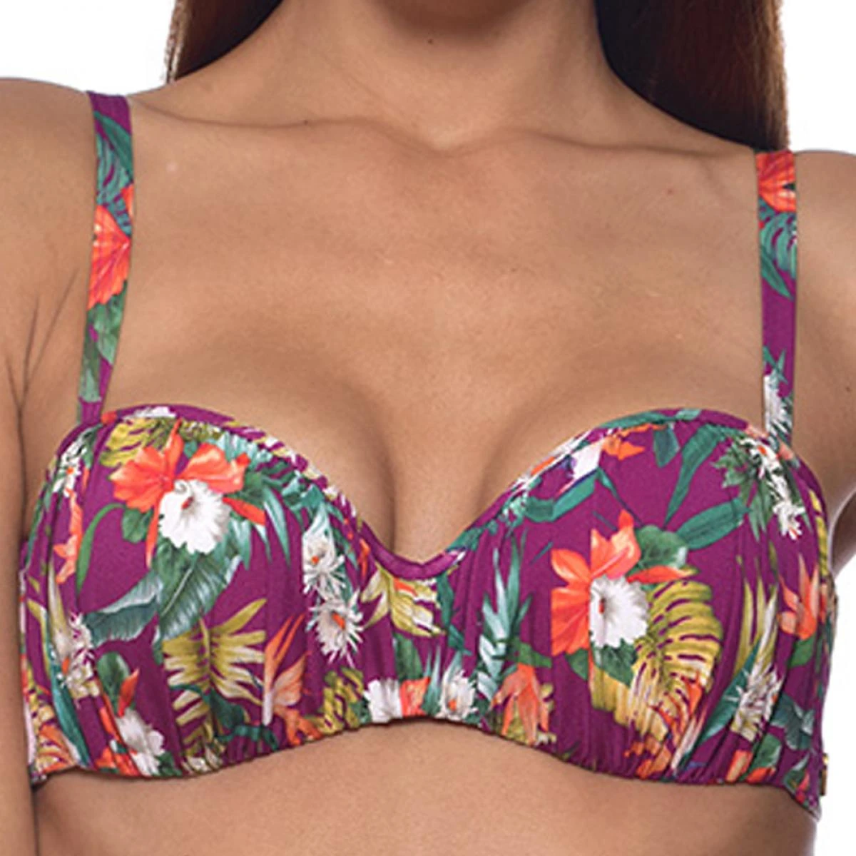Banana Moon Haut De Maillot De Bain Bandeau Multicolore 1 Banana Moon Haut De Maillot De Bain Bandeau Multicolore