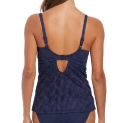 Tankini Armatures Fantasie Bain MARSEILLE Twilight -Seafolly Soldes Boutique tankini armatures plisse bleu 308657 4 1200x1200