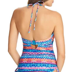 Tankini Bandeau à Armatures Bleu 12 Tankini Bandeau à Armatures Bleu -Seafolly Soldes Boutique tankini bandeau a armatures freya cuban crush multi 3 1140x1140