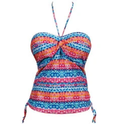 Tankini Bandeau à Armatures Bleu 14 Tankini Bandeau à Armatures Bleu -Seafolly Soldes Boutique tankini bandeau a armatures freya cuban crush multi 5 1140x1140