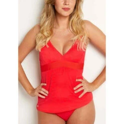 Devant -Seafolly Soldes Boutique tankini rouge vacances 3389132 2 1140x1140