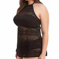 Tankini Tour De Cou - Noir -Seafolly Soldes Boutique tankini tour de cou elomi indie black 3 1140x1140