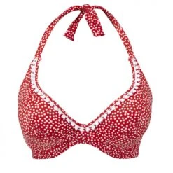 Soutien-Gorge Triangle à Armatures Rouge